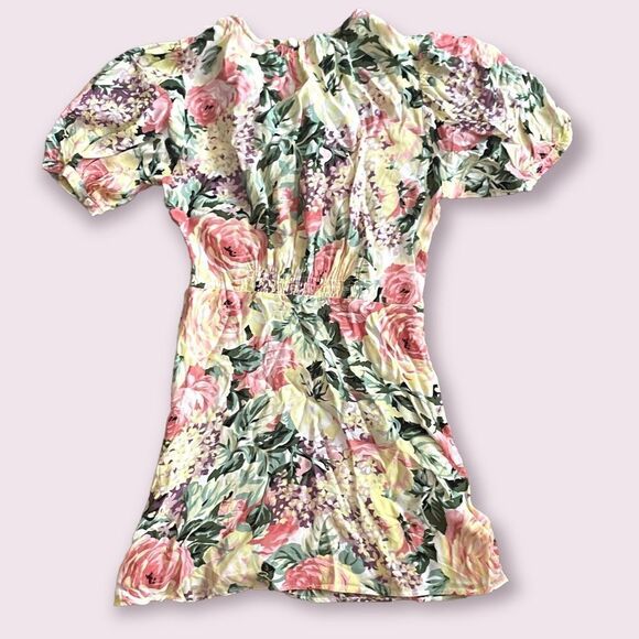 Faithful The Brand | Sidonie Mini Dress Venissa Floral Yellow Size 2 XS - Picture 10 of 10